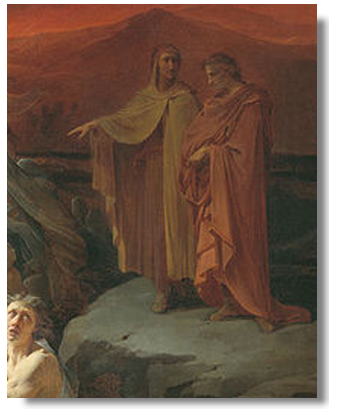 Dante and virgil in hell Dante and virgil in hell the