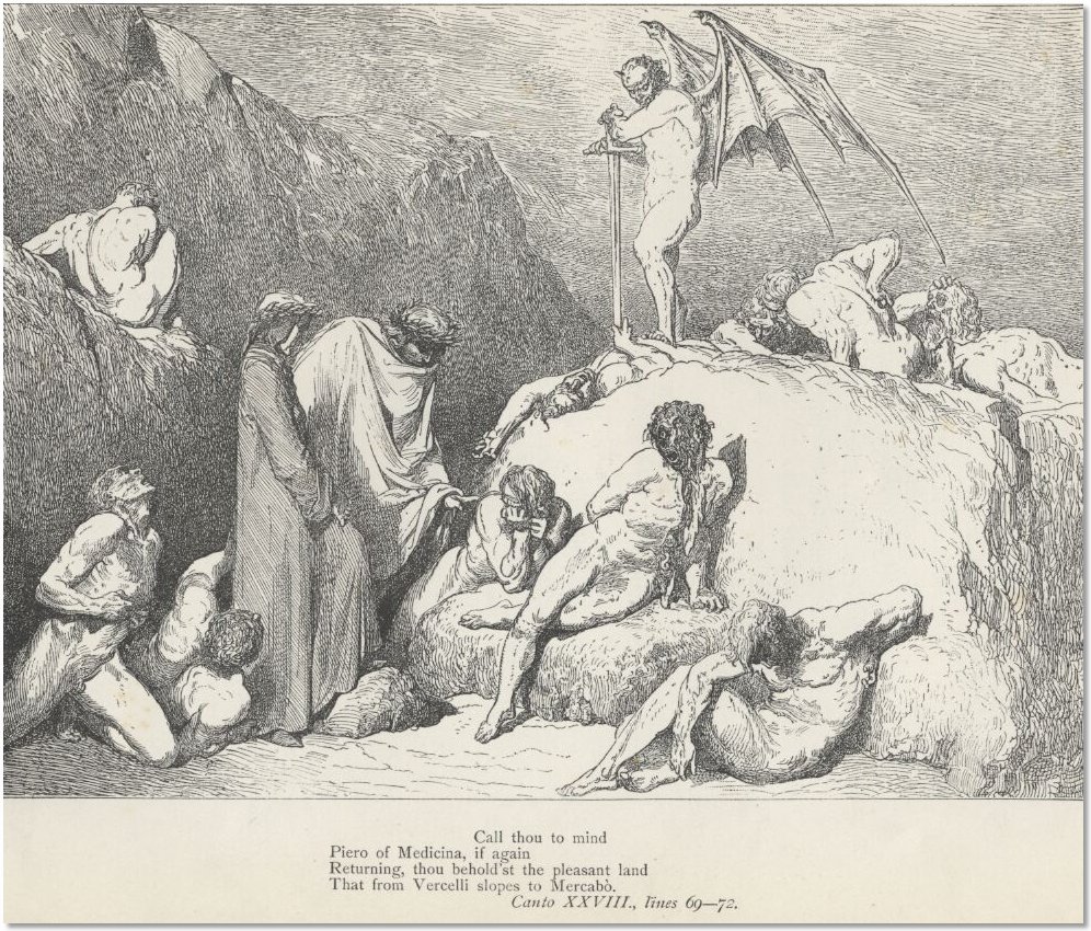 Illustrations from Dante's Inferno