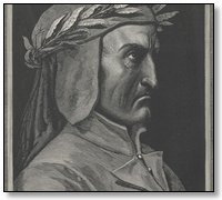 Portrait of the author Dante Alighieri